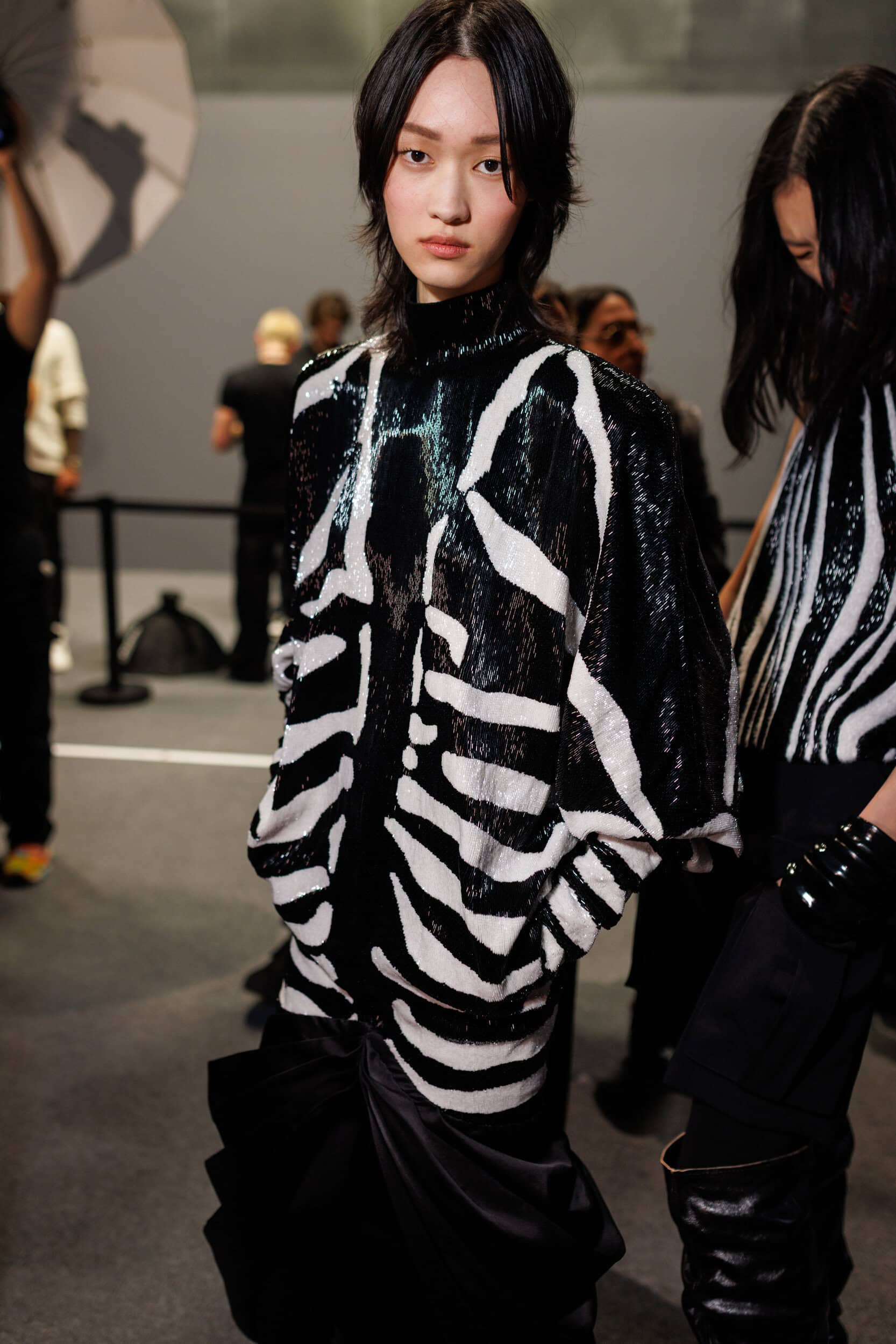 Balmain Fall 2025 Fashion Show Backstage