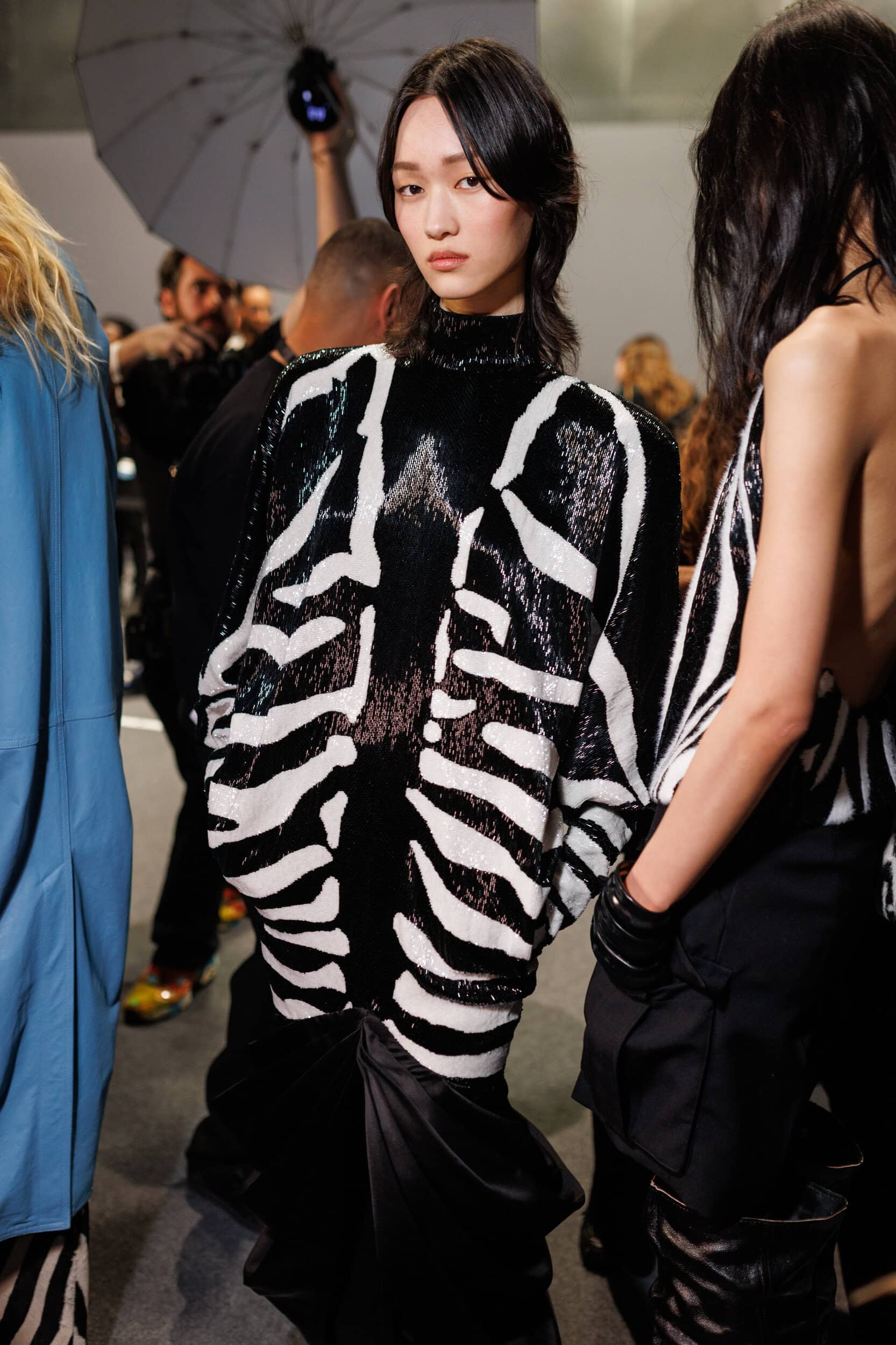 Balmain Fall 2025 Fashion Show Backstage