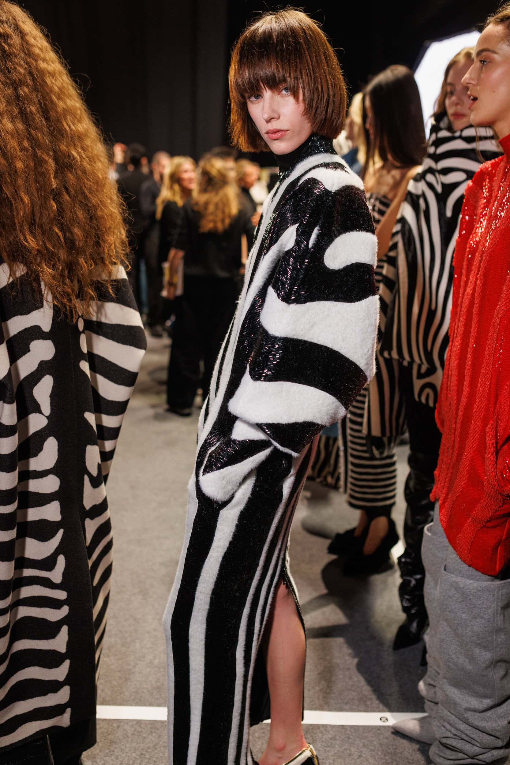 Balmain Fall 2025 Fashion Show Backstage