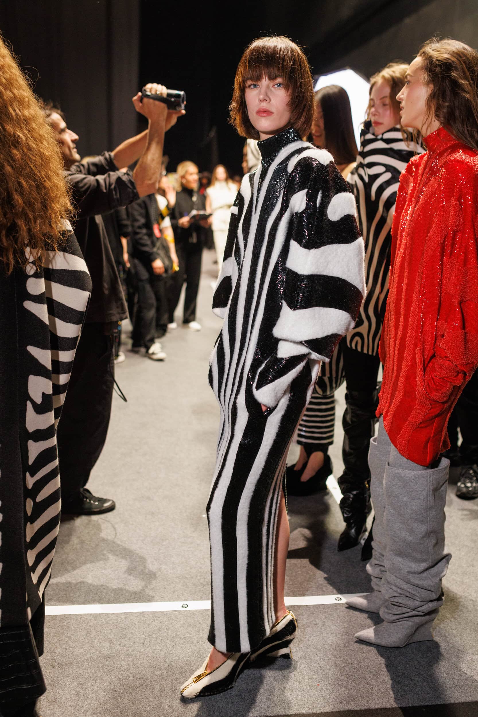 Balmain Fall 2025 Fashion Show Backstage