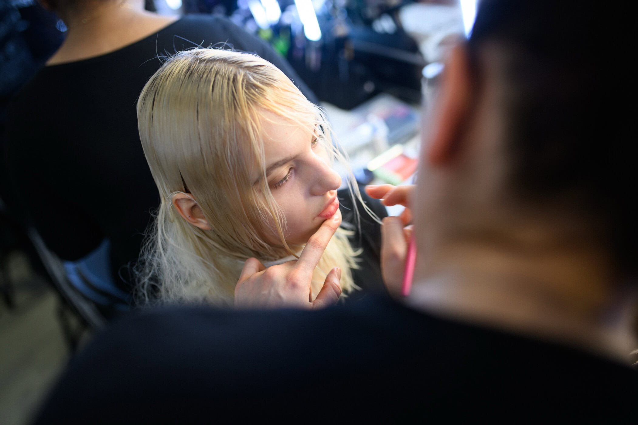 Caroline Hu Fall 2025 Fashion Show Backstage