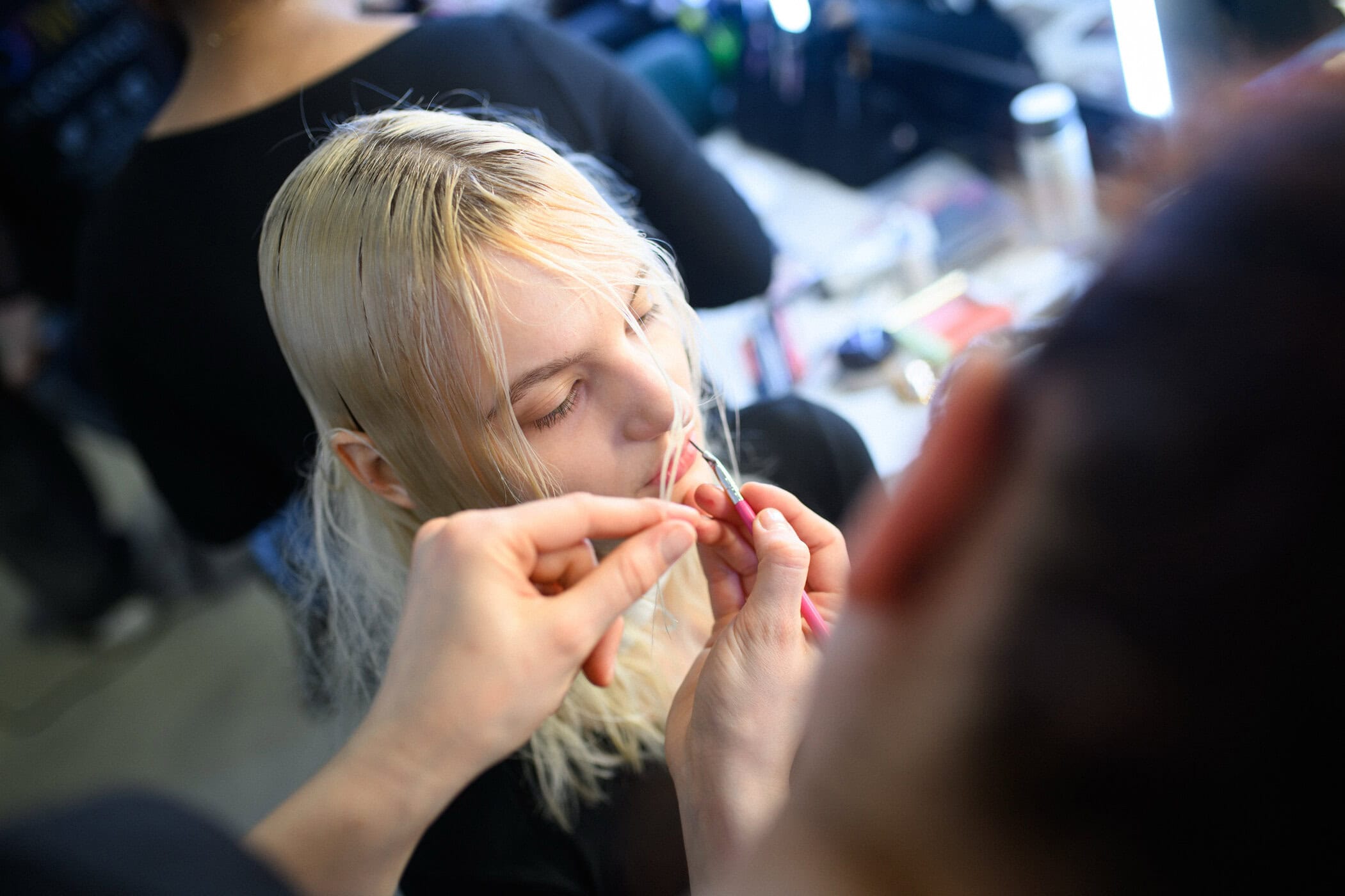 Caroline Hu Fall 2025 Fashion Show Backstage