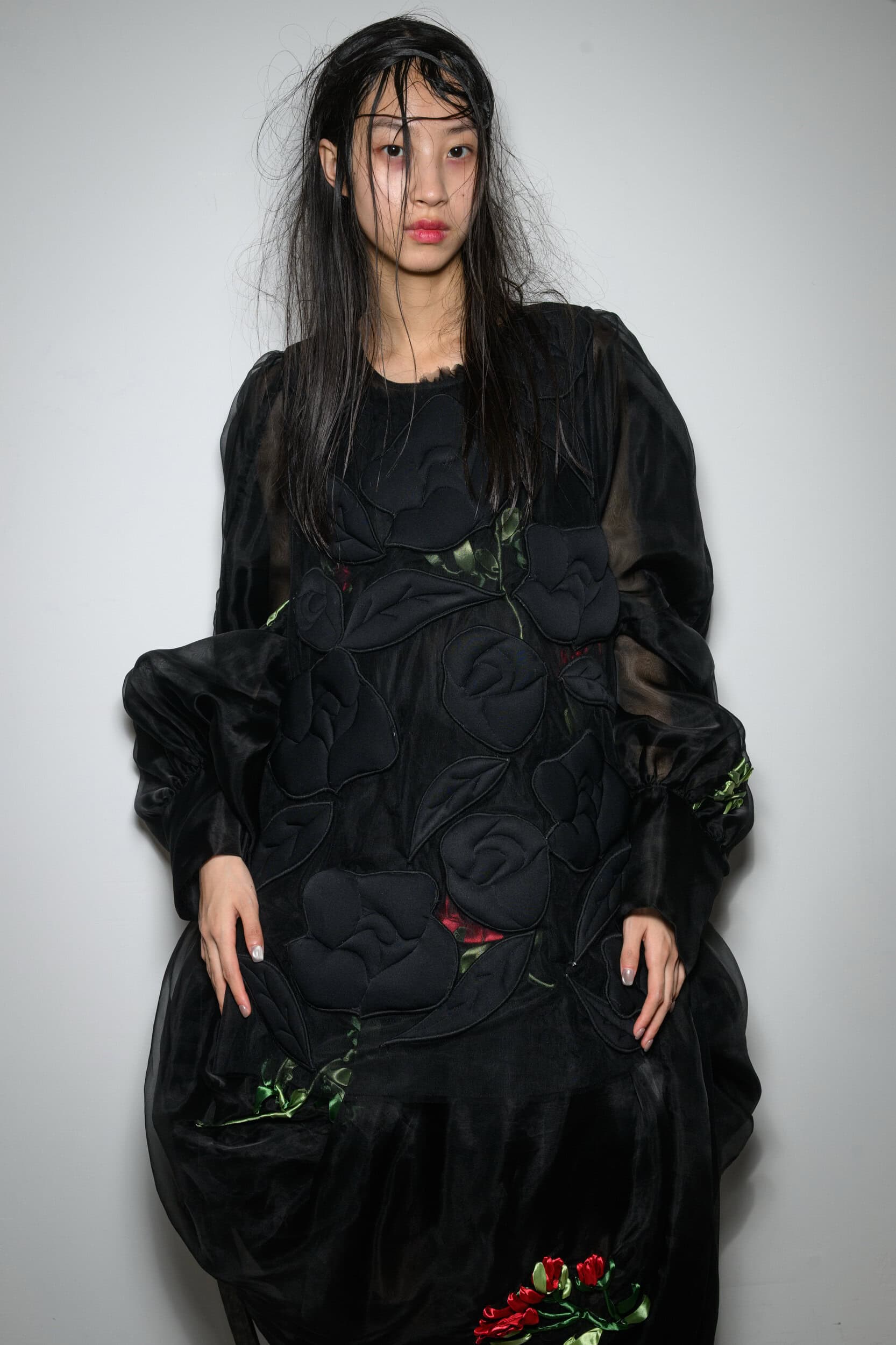 Caroline Hu Fall 2025 Fashion Show Backstage