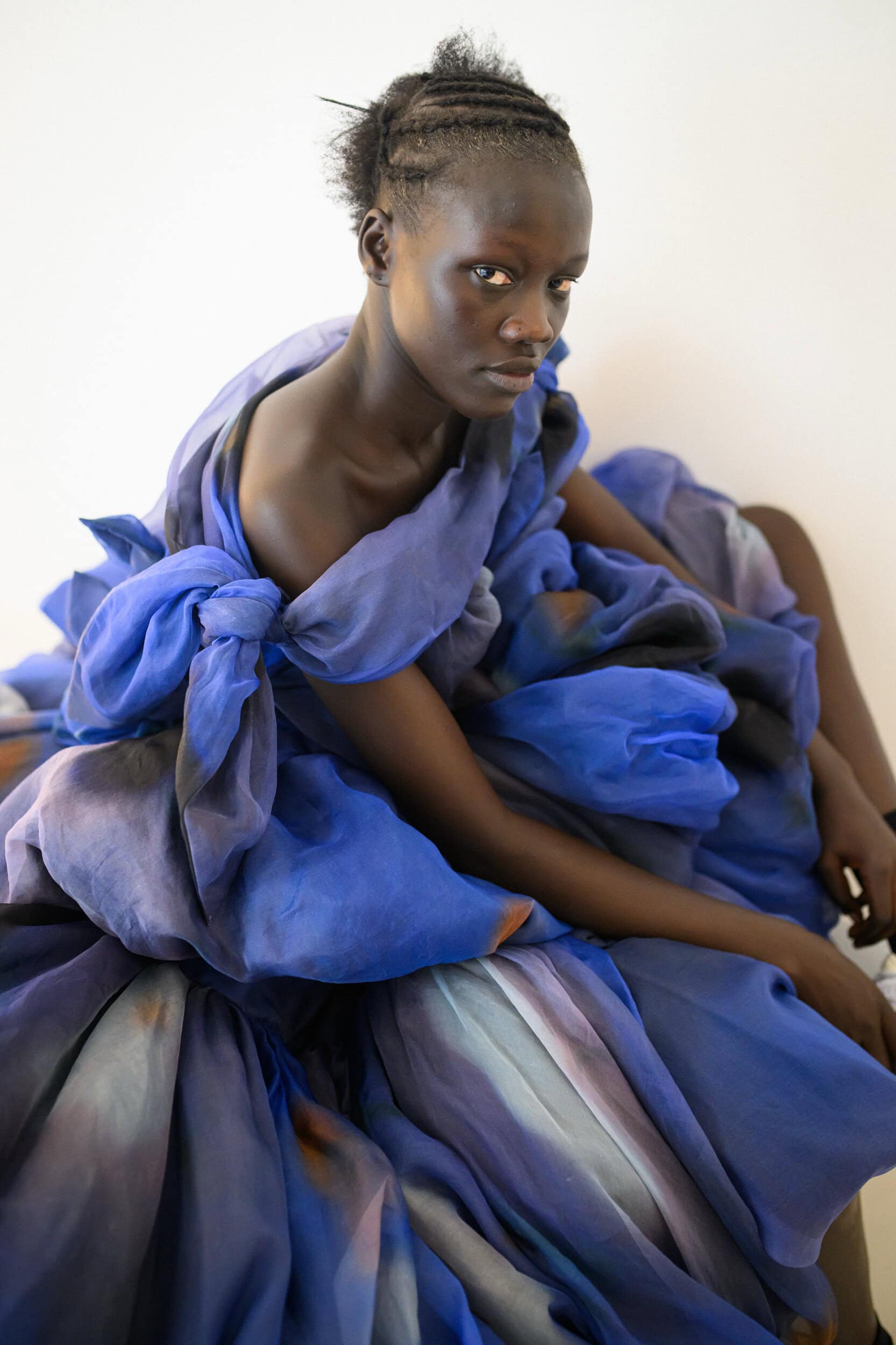 Caroline Hu Fall 2025 Fashion Show Backstage