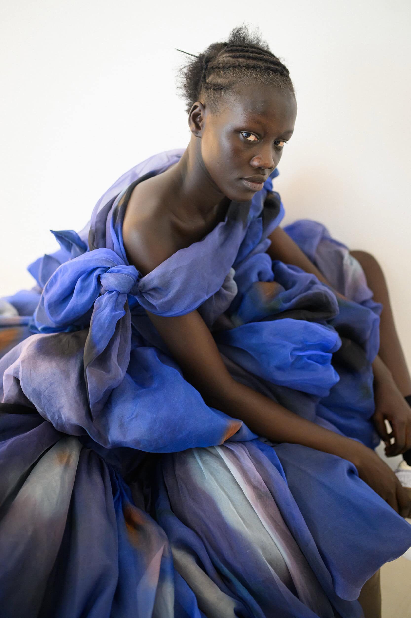 Caroline Hu Fall 2025 Fashion Show Backstage