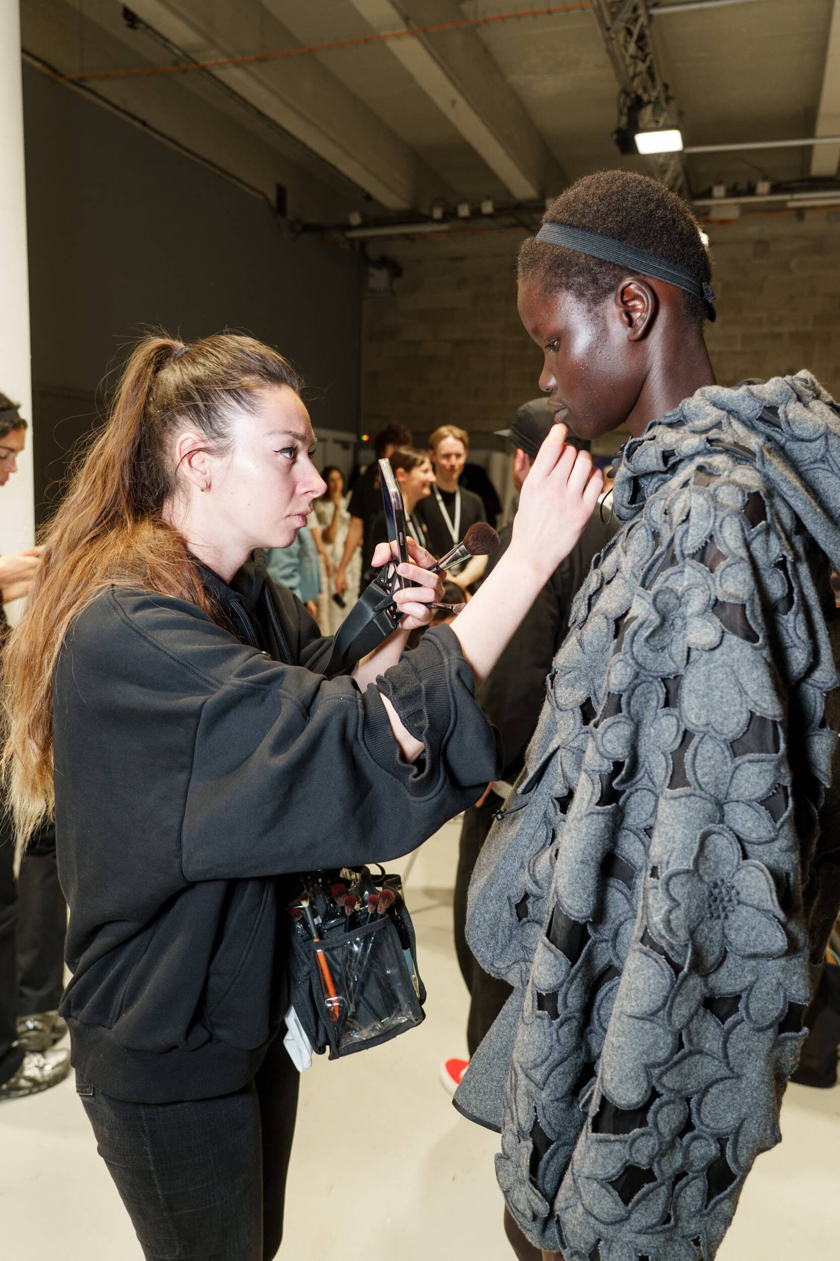 Cecilie Bahnsen Fall 2025 Fashion Show Backstage