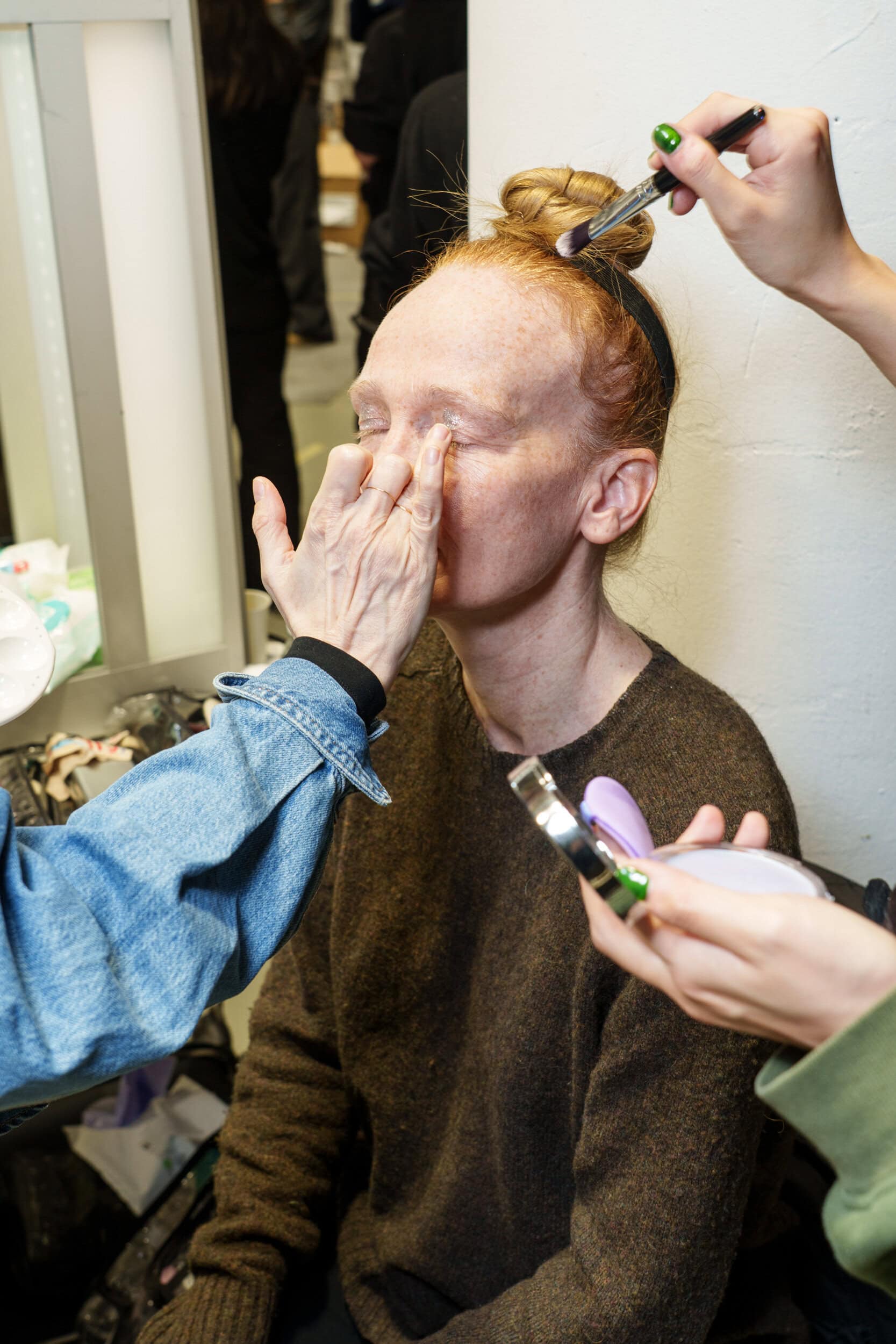 Cecilie Bahnsen Fall 2025 Fashion Show Backstage