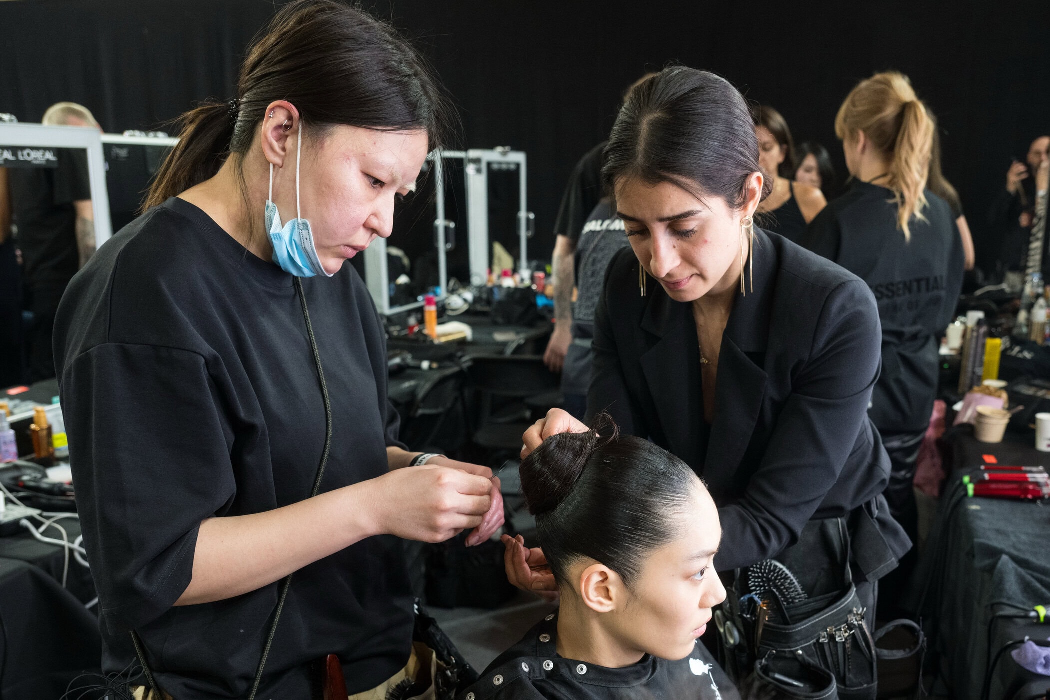 Coperni Fall 2025 Fashion Show Backstage