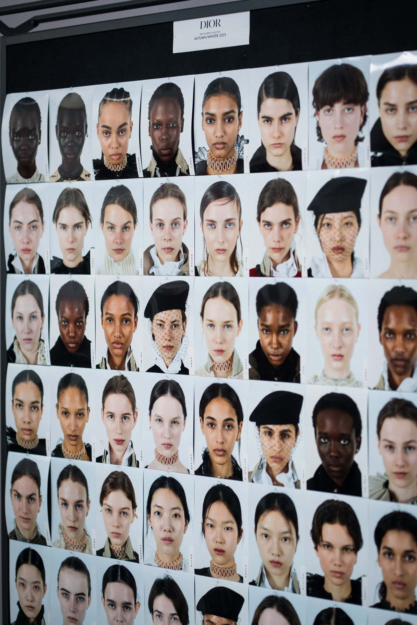 Christian Dior Fall 2025 Fashion Show Backstage