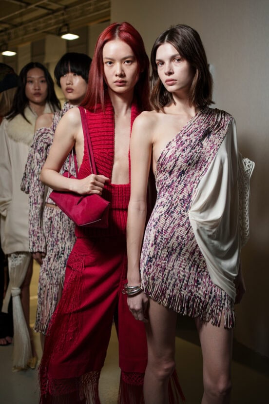 Christopher Esber Fall 2025 Fashion Show Backstage