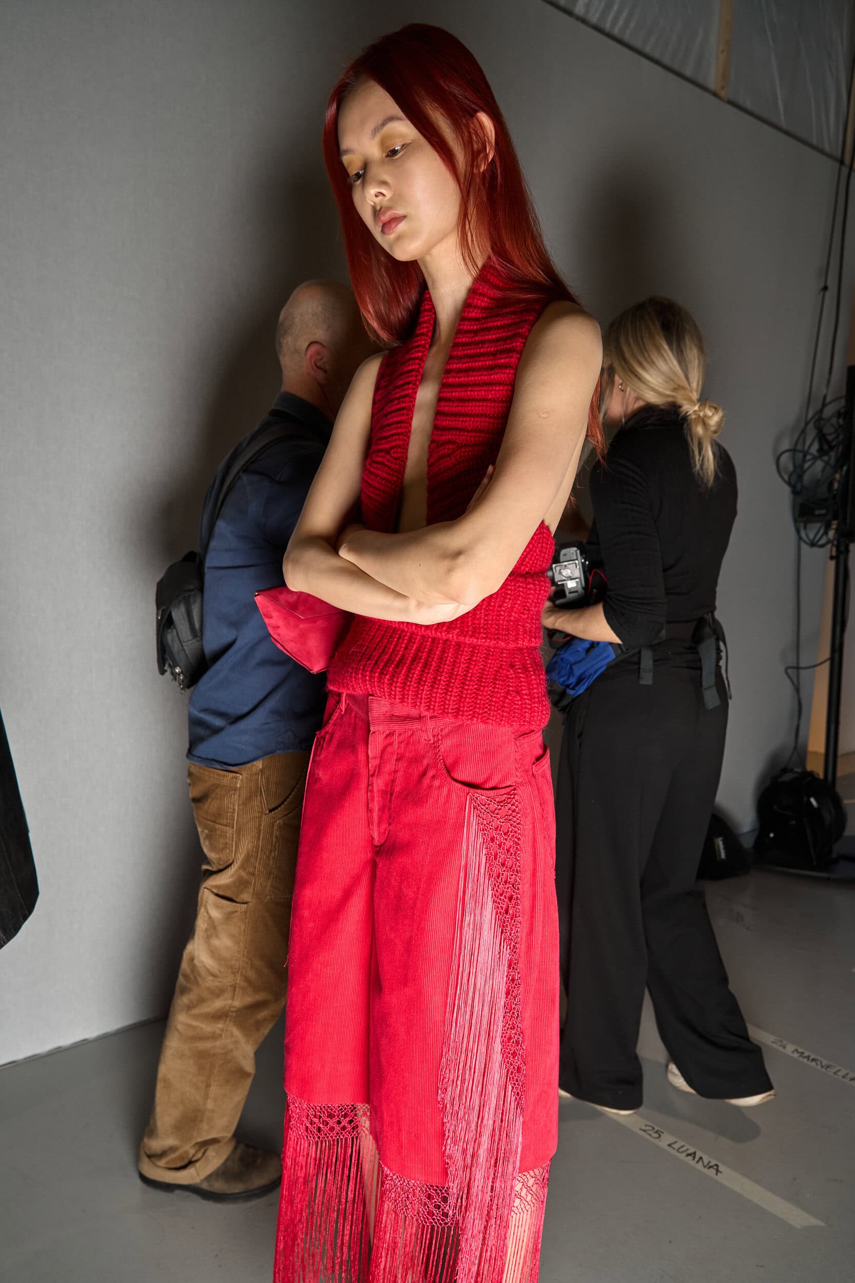 Christopher Esber Fall 2025 Fashion Show Backstage