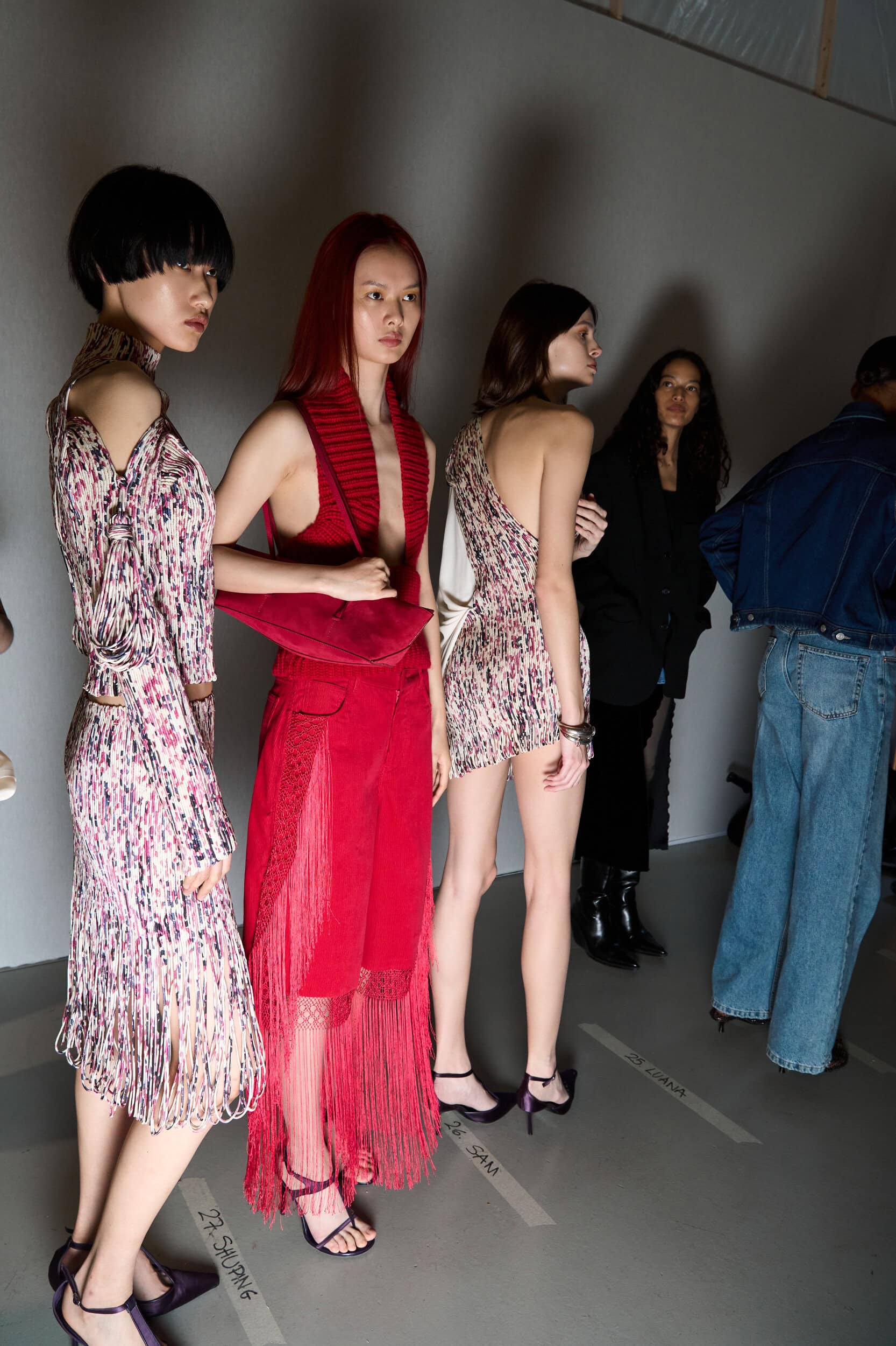 Christopher Esber Fall 2025 Fashion Show Backstage