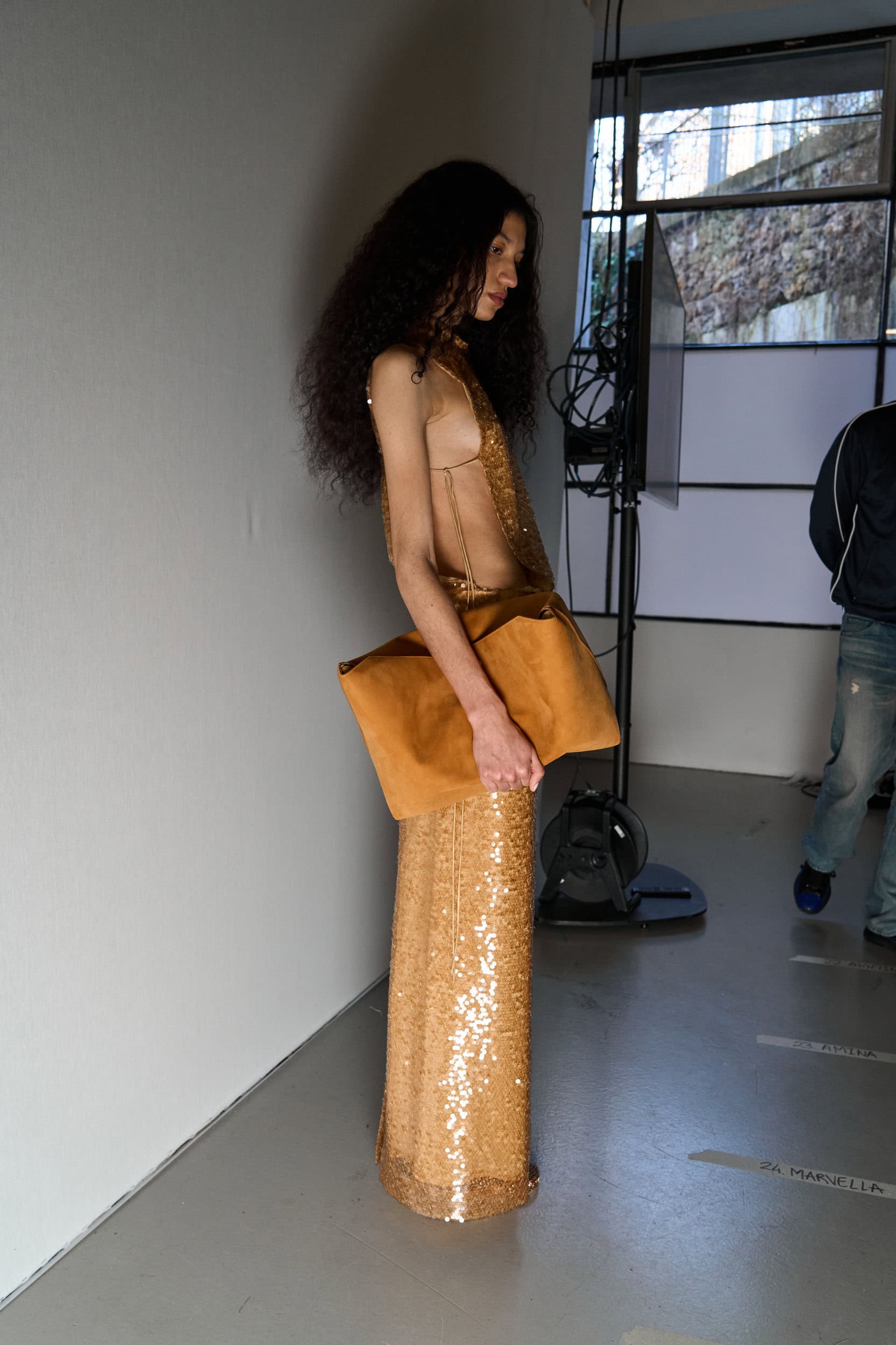 Christopher Esber Fall 2025 Fashion Show Backstage