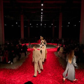 Ferragamo Fall 2025 Fashion Show Atmosphere