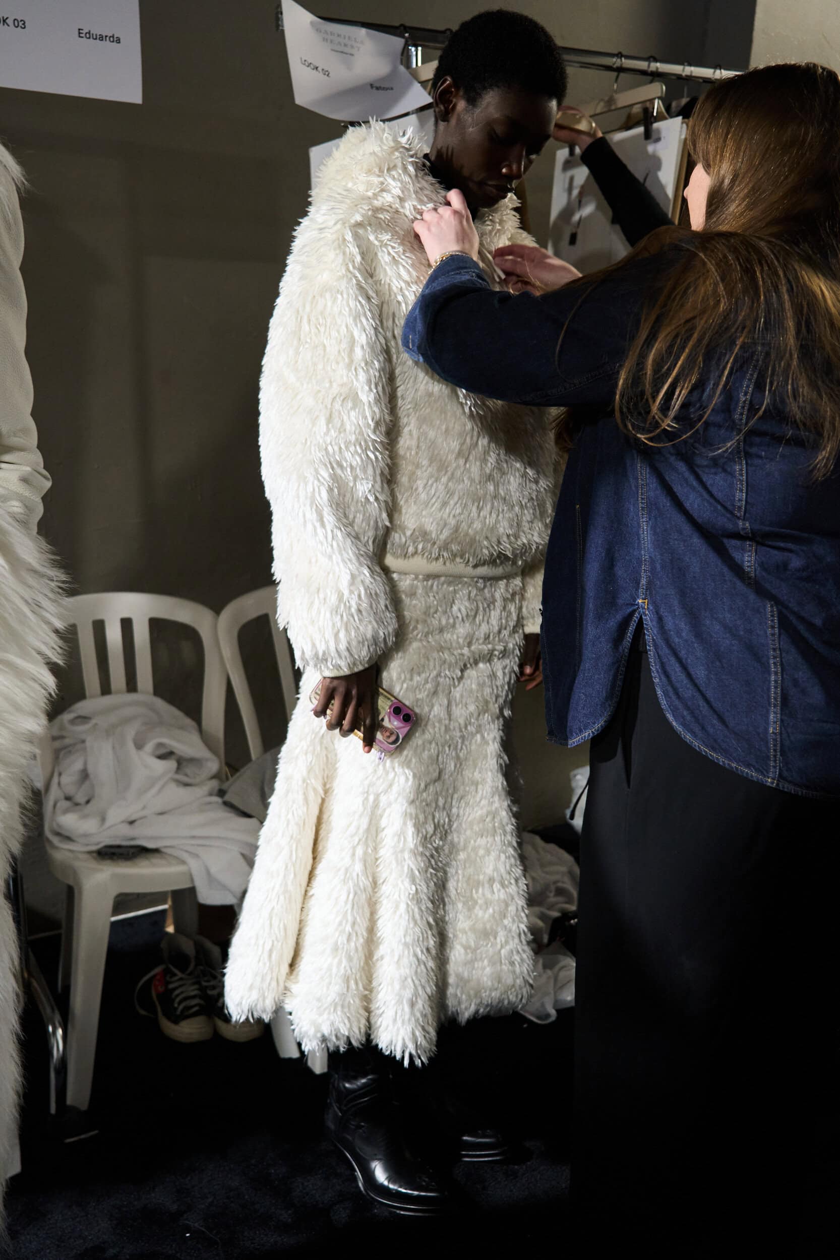 Gabriela Hearst Fall 2025 Fashion Show Backstage