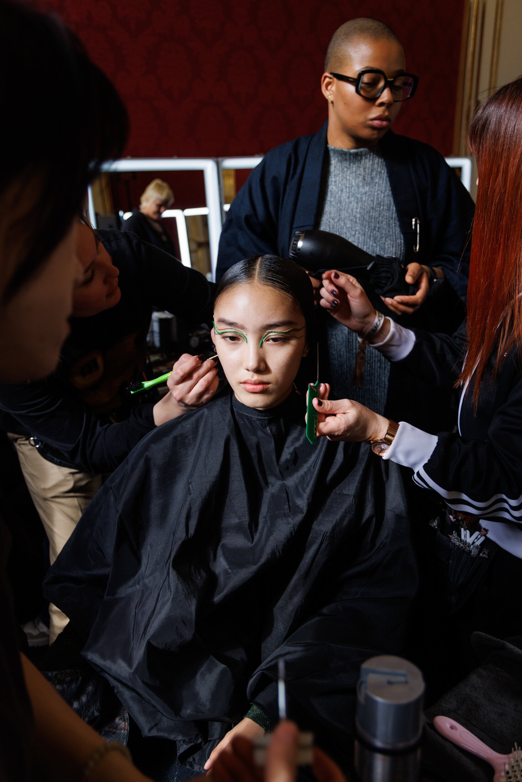 Ganni Fall 2025 Fashion Show Backstage