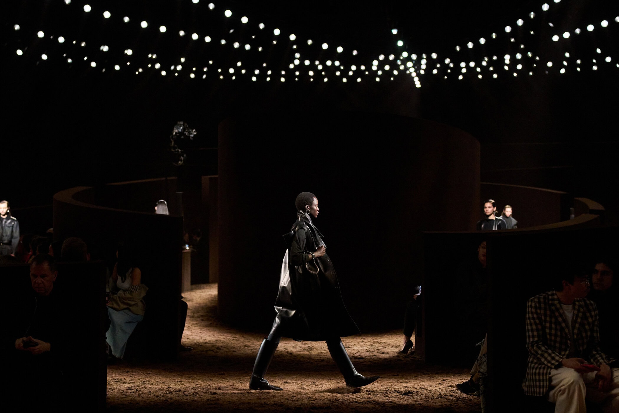 Hermes Fall 2025 Fashion Show Atmosphere