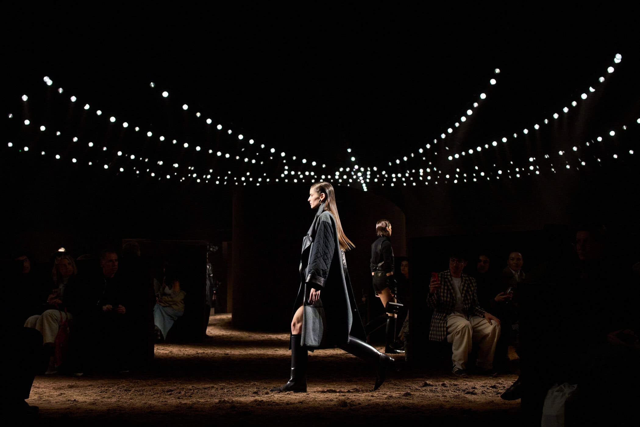 Hermes Fall 2025 Fashion Show Atmosphere