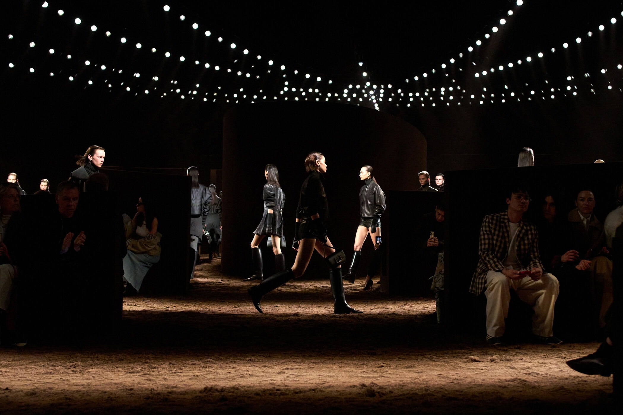 Hermes Fall 2025 Fashion Show Atmosphere