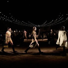 Hermes Fall 2025 Fashion Show Atmosphere