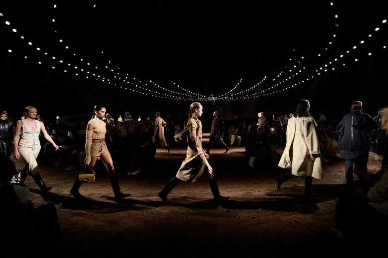 Hermes Fall 2025 Fashion Show Atmosphere