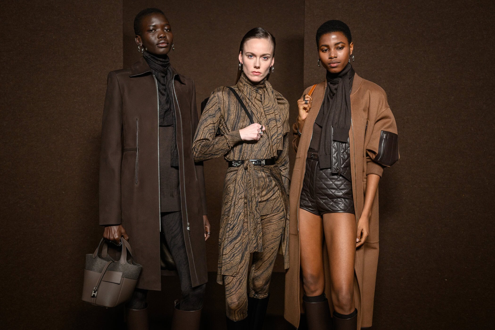 Hermes Fall 2025 Fashion Show Backstage