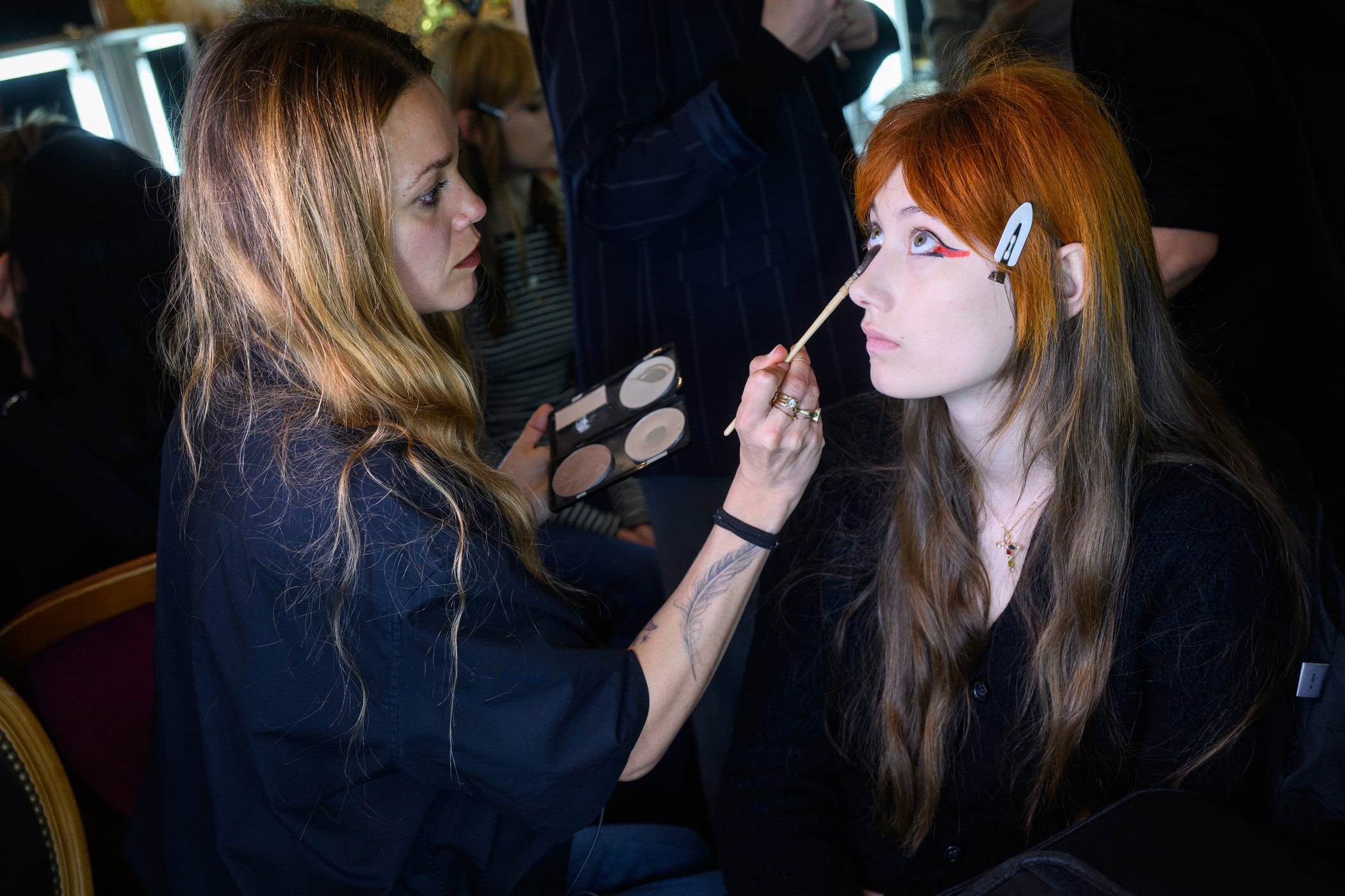 Kiko Kostadinov Fall 2025 Fashion Show Backstage