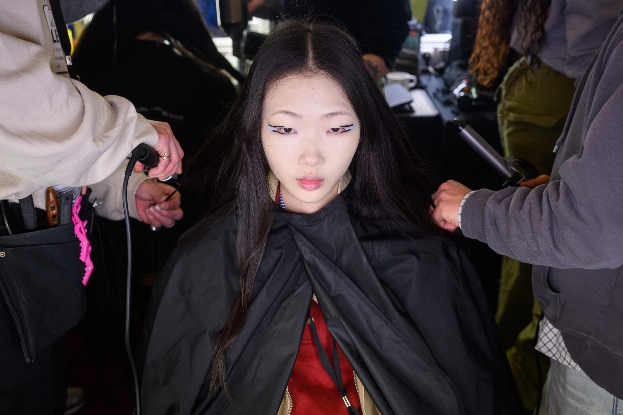 Kiko Kostadinov Fall 2025 Fashion Show Backstage