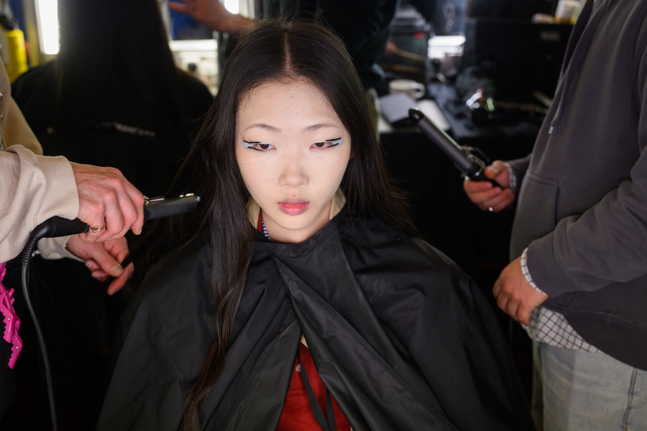 Kiko Kostadinov Fall 2025 Fashion Show Backstage