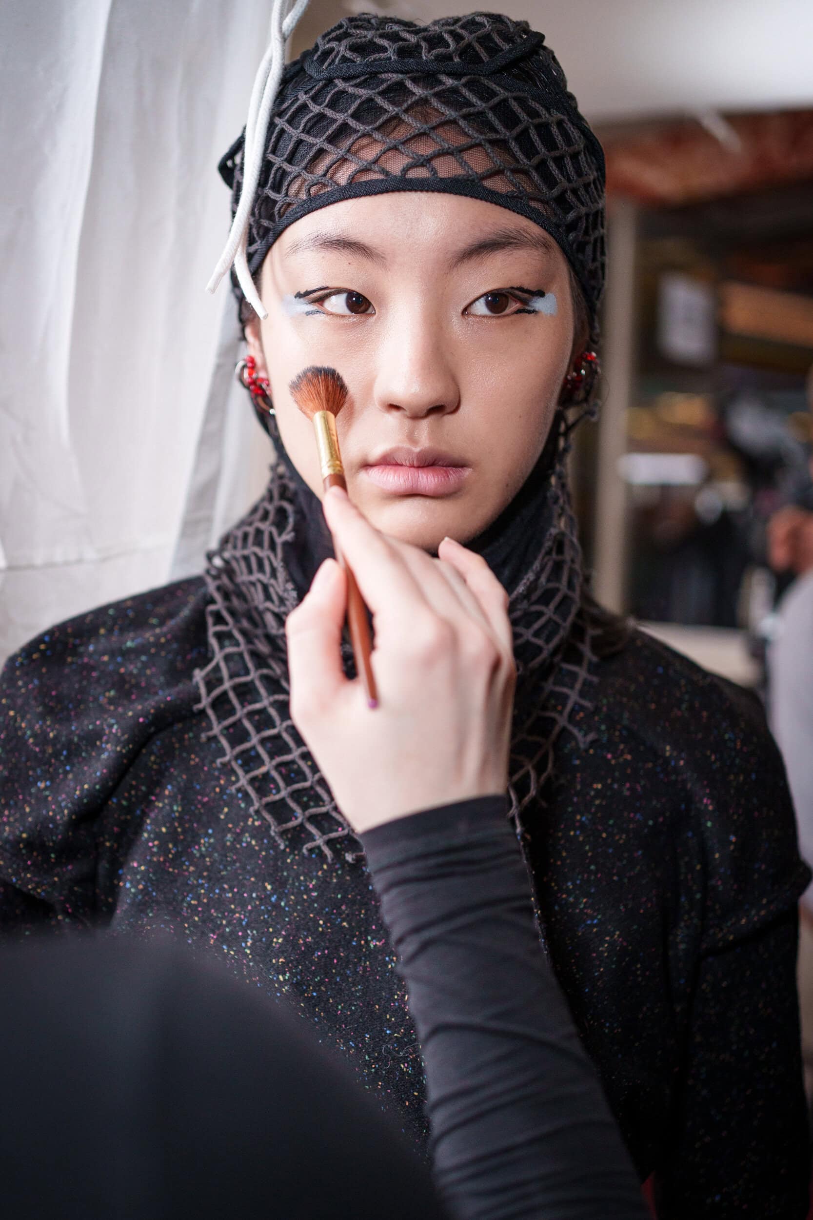 Kiko Kostadinov Fall 2025 Fashion Show Backstage