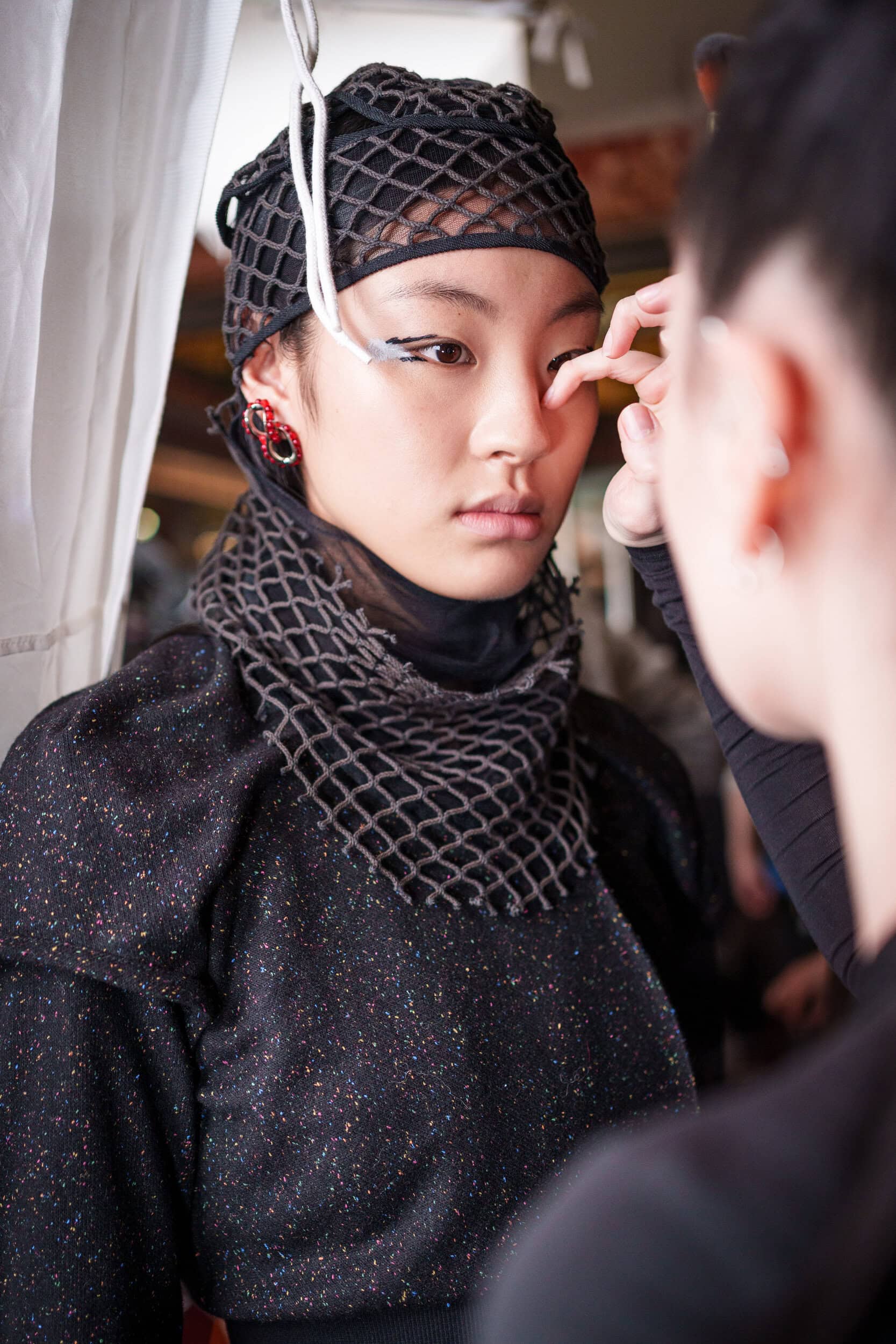 Kiko Kostadinov Fall 2025 Fashion Show Backstage