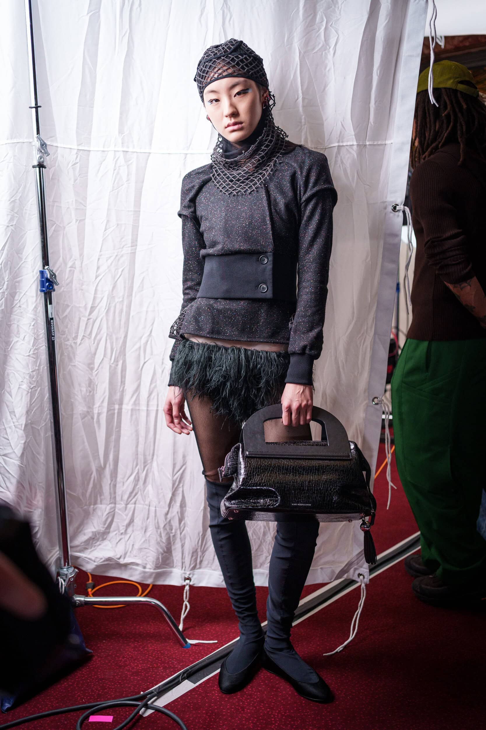 Kiko Kostadinov Fall 2025 Fashion Show Backstage