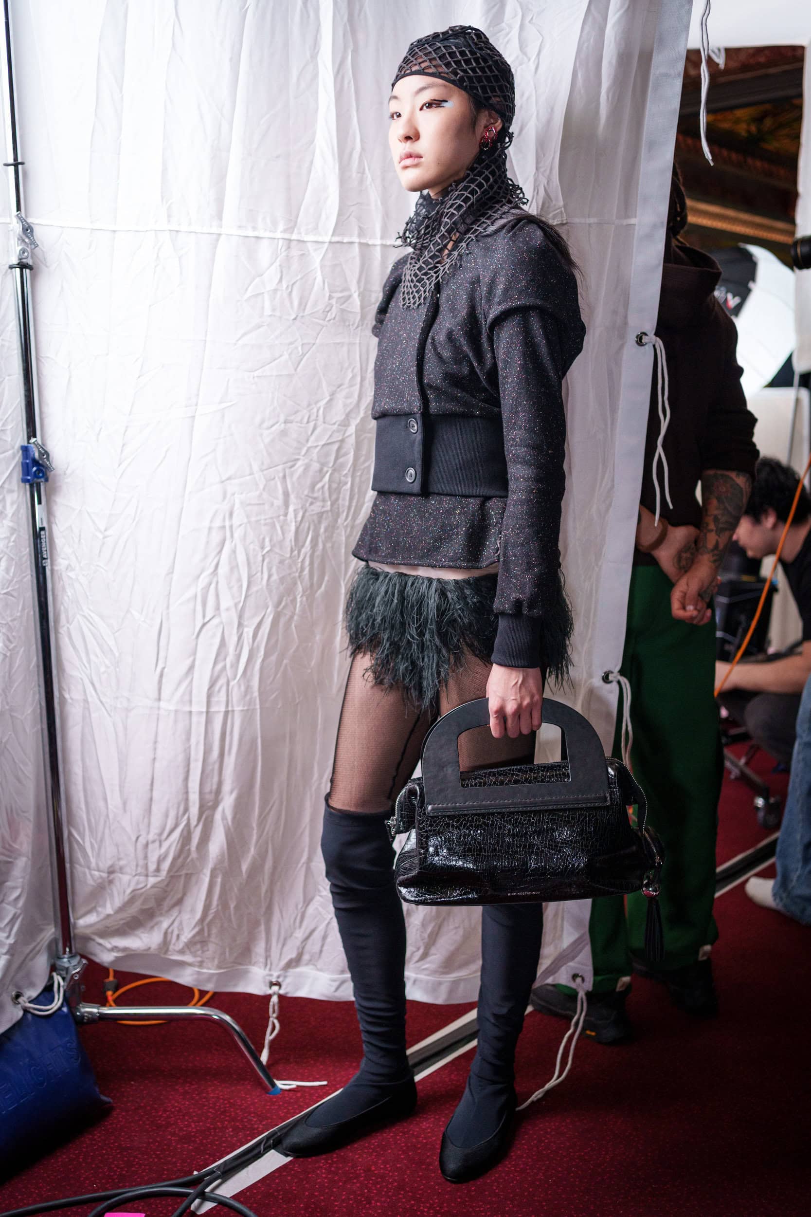 Kiko Kostadinov Fall 2025 Fashion Show Backstage