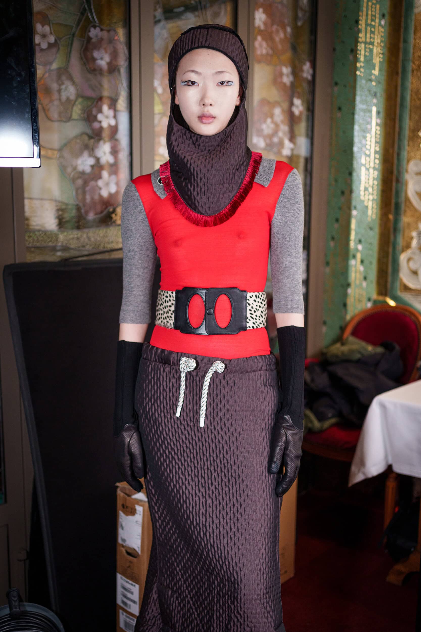 Kiko Kostadinov Fall 2025 Fashion Show Backstage