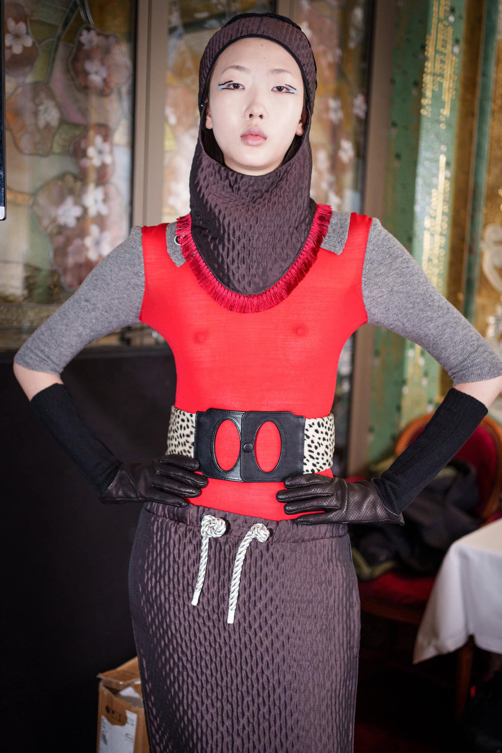 Kiko Kostadinov Fall 2025 Fashion Show Backstage