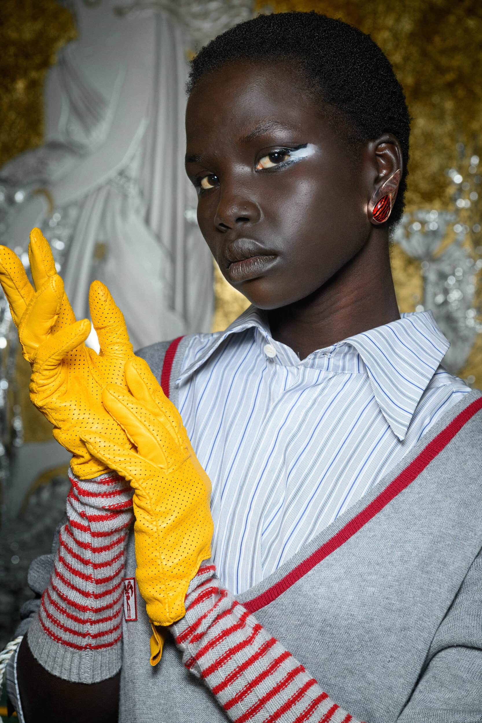 Kiko Kostadinov Fall 2025 Fashion Show Backstage