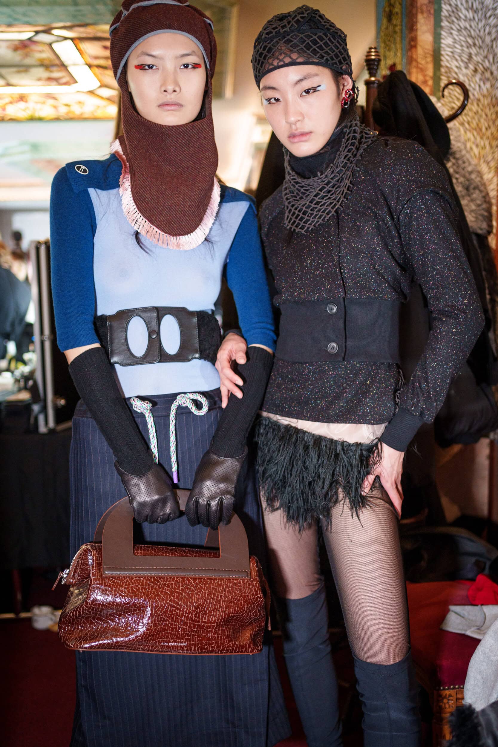 Kiko Kostadinov Fall 2025 Fashion Show Backstage