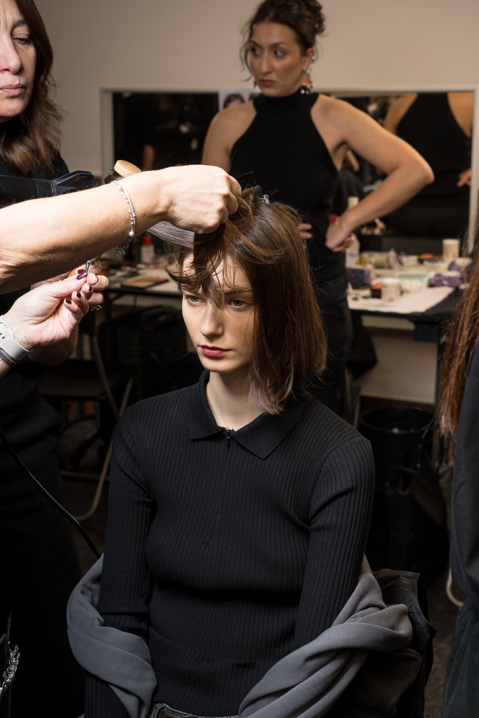 Luisa Spagnoli Fall 2025 Fashion Show Backstage