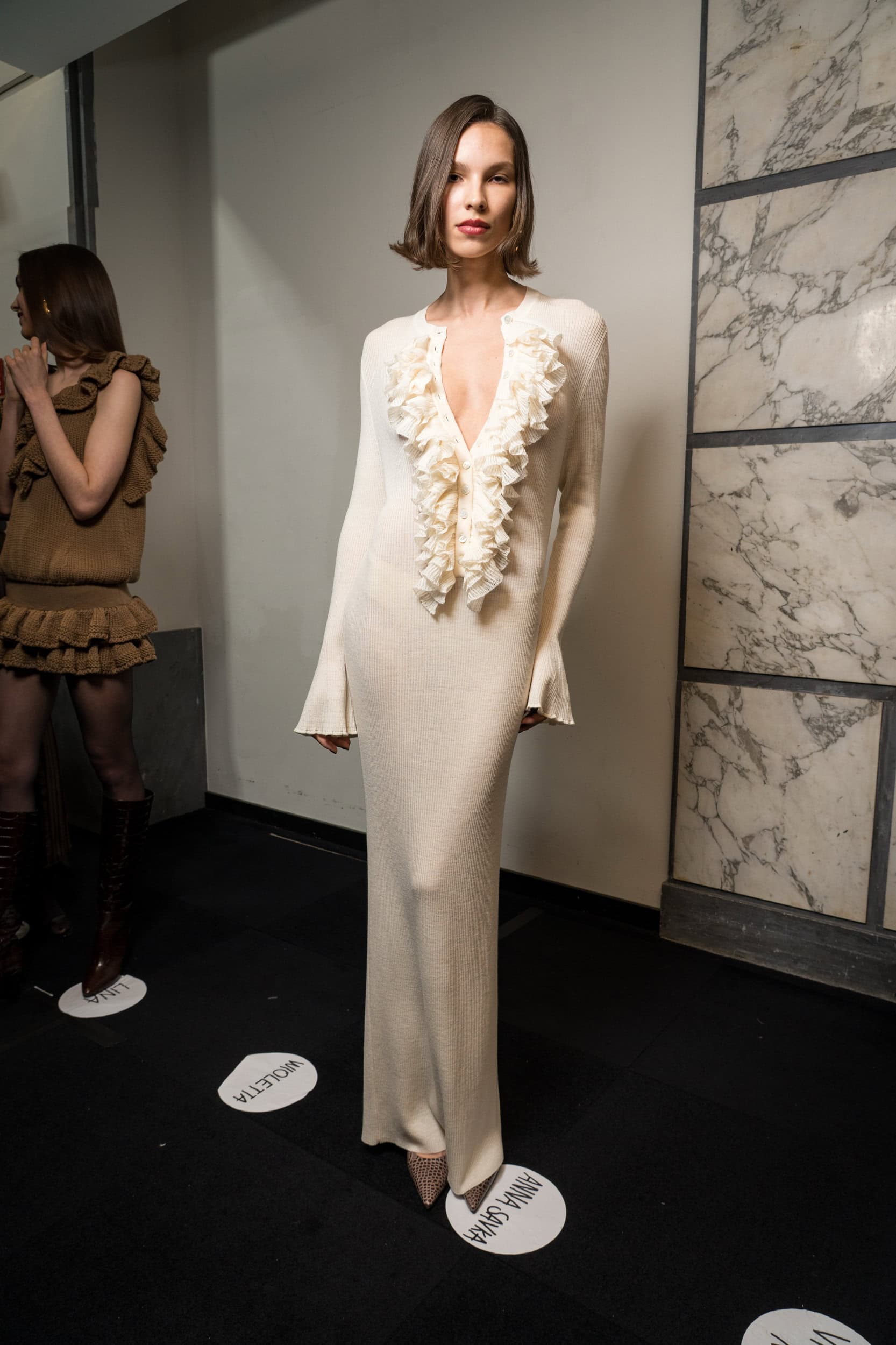 Luisa Spagnoli Fall 2025 Fashion Show Backstage