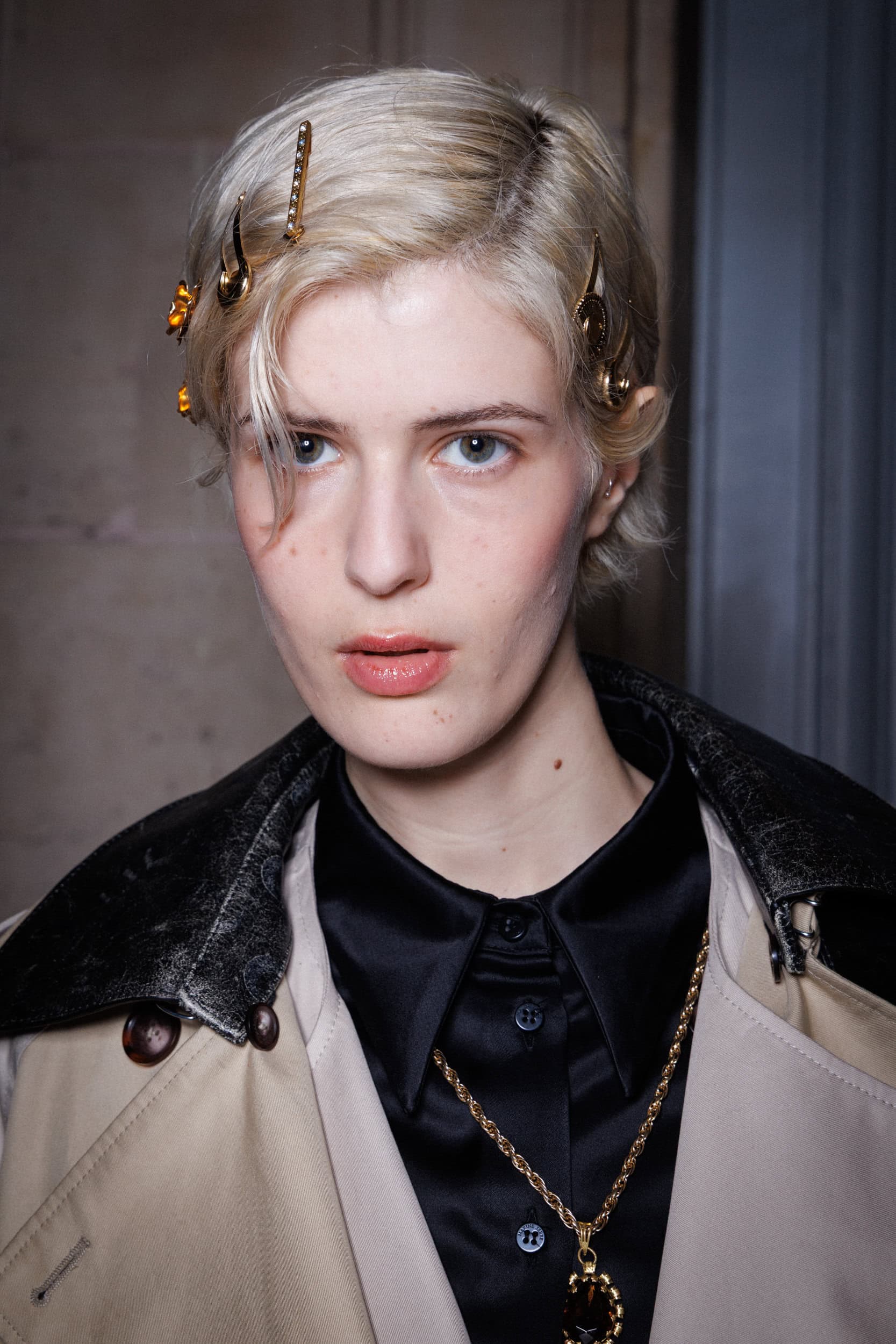 Marine Serre Fall 2025 Fashion Show Backstage