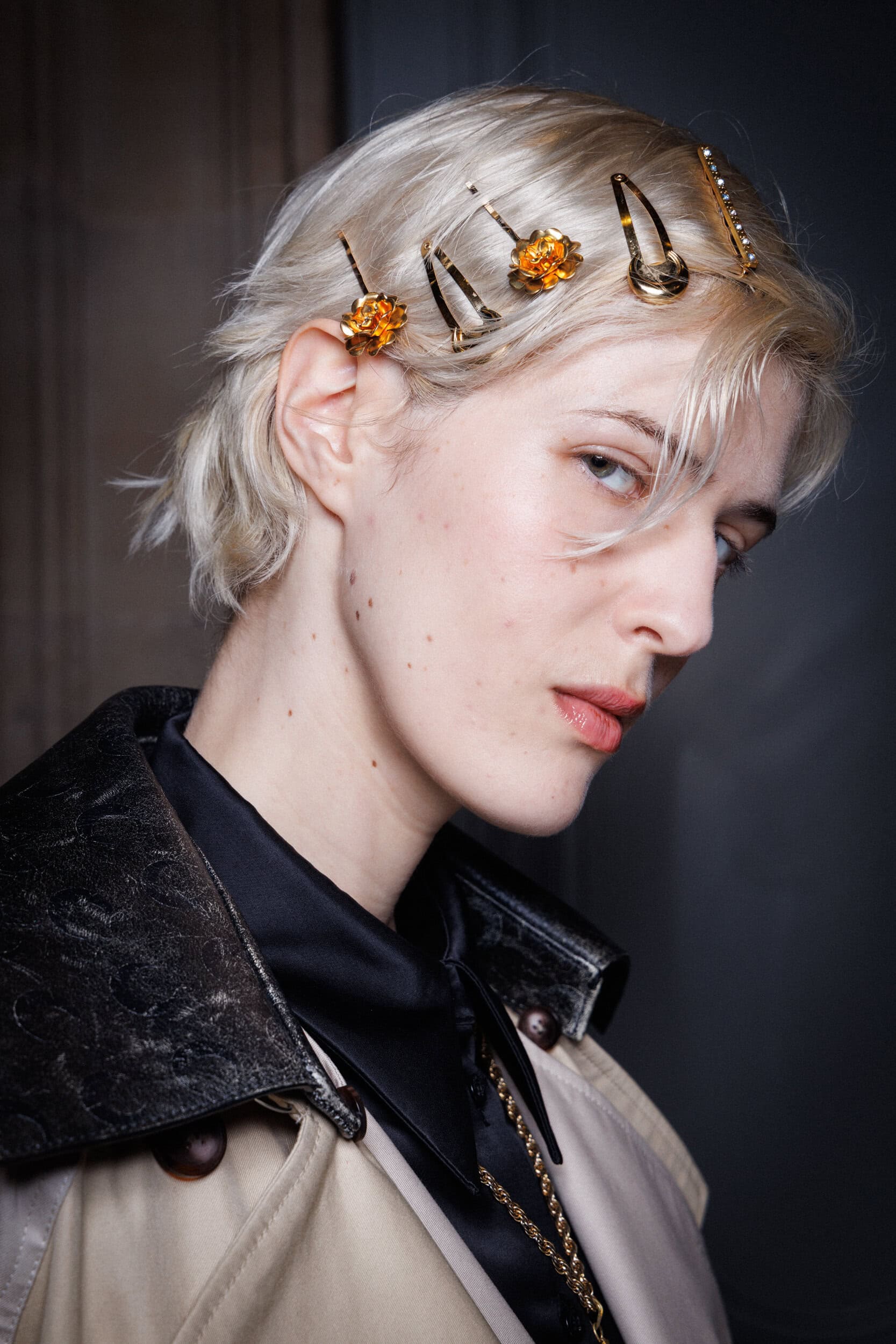 Marine Serre Fall 2025 Fashion Show Backstage