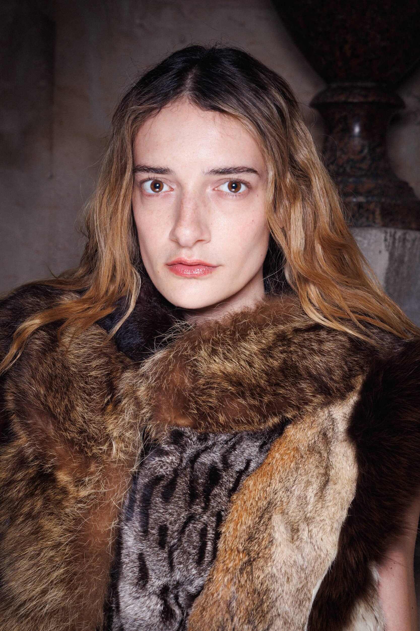 Marine Serre Fall 2025 Fashion Show Backstage