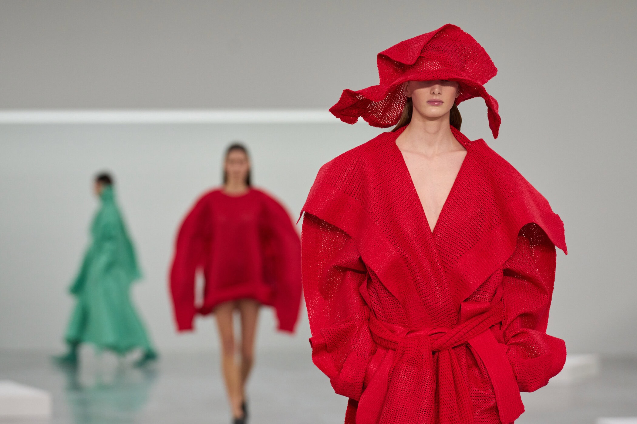Issey Miyake Fall 2025 Fashion Show Atmosphere