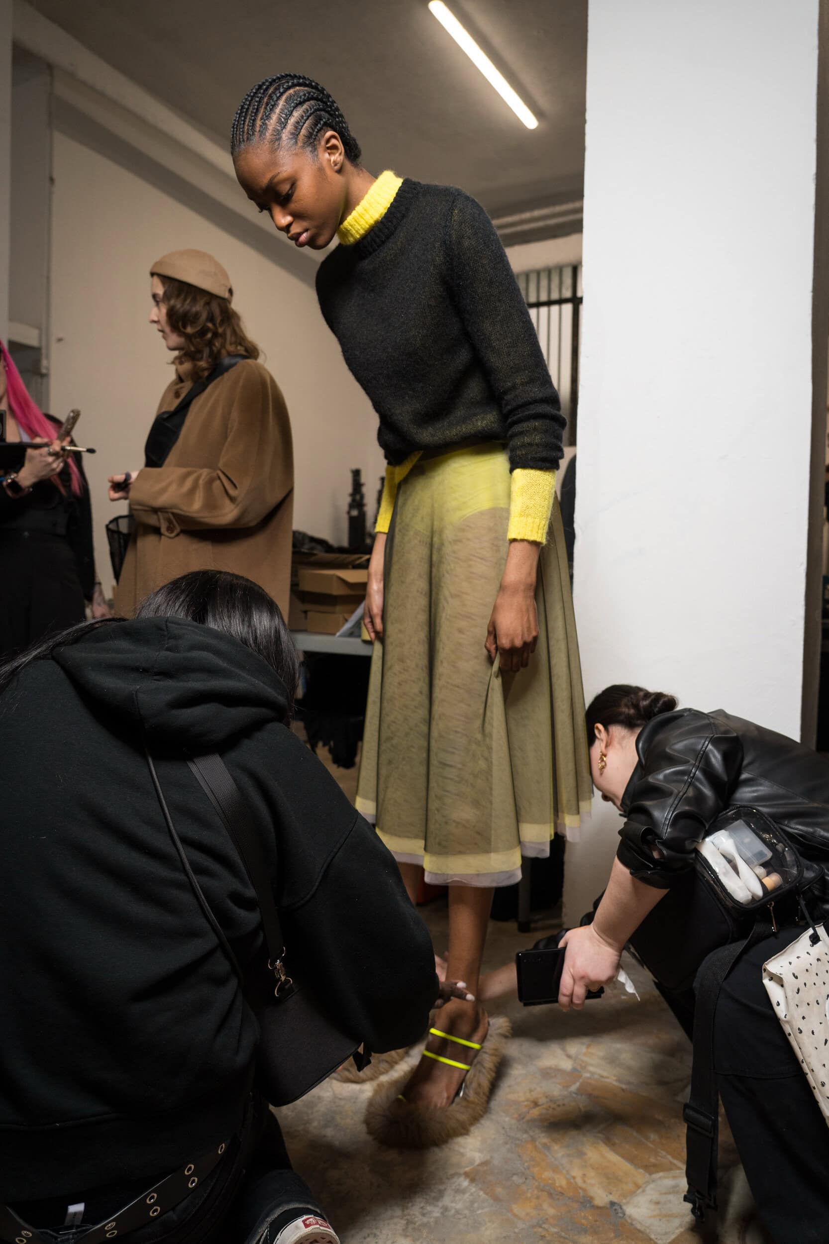 Msgm Fall 2025 Fashion Show Backstage