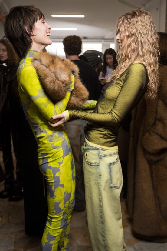 Msgm Fall 2025 Fashion Show Backstage