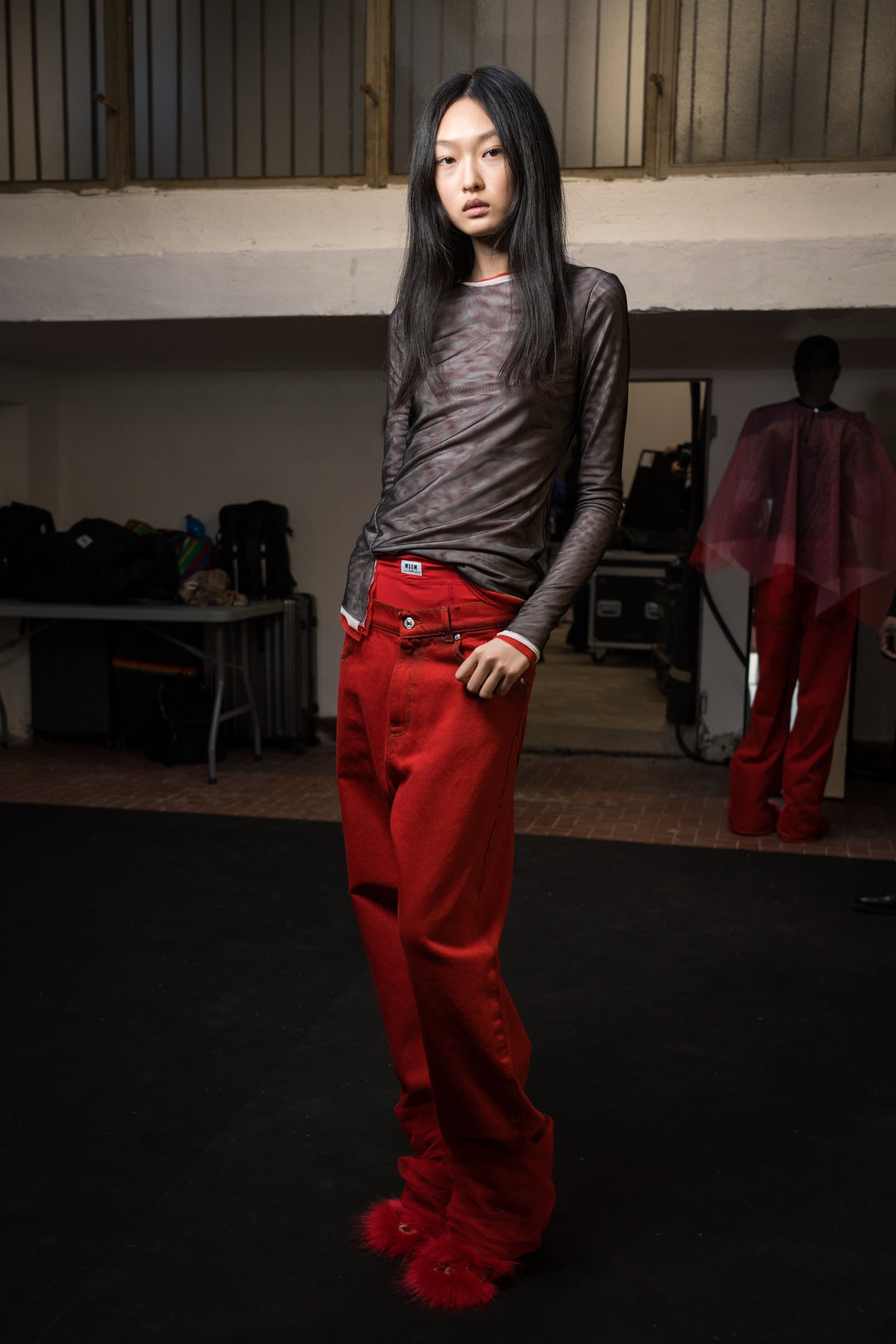 Msgm Fall 2025 Fashion Show Backstage