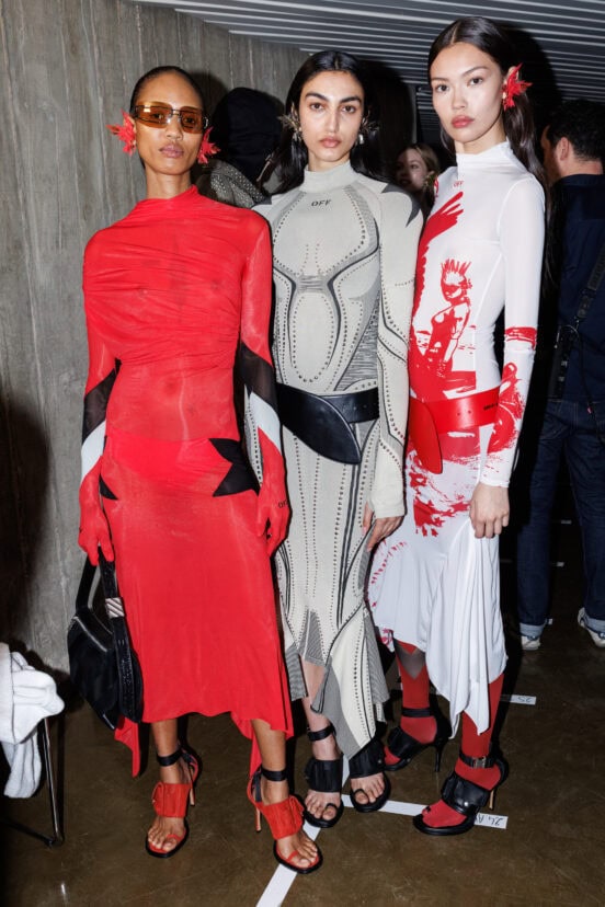 Off-white Fall 2025 Fashion Show Backstage