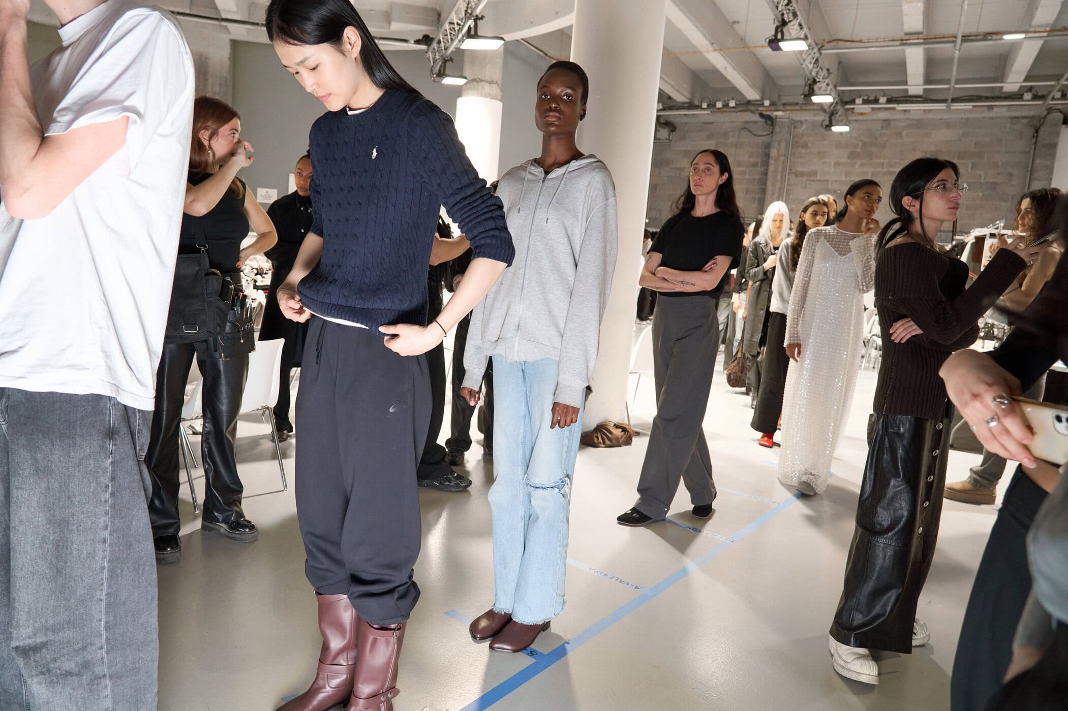 Niccolo Pasqualetti Fall 2025 Fashion Show Backstage