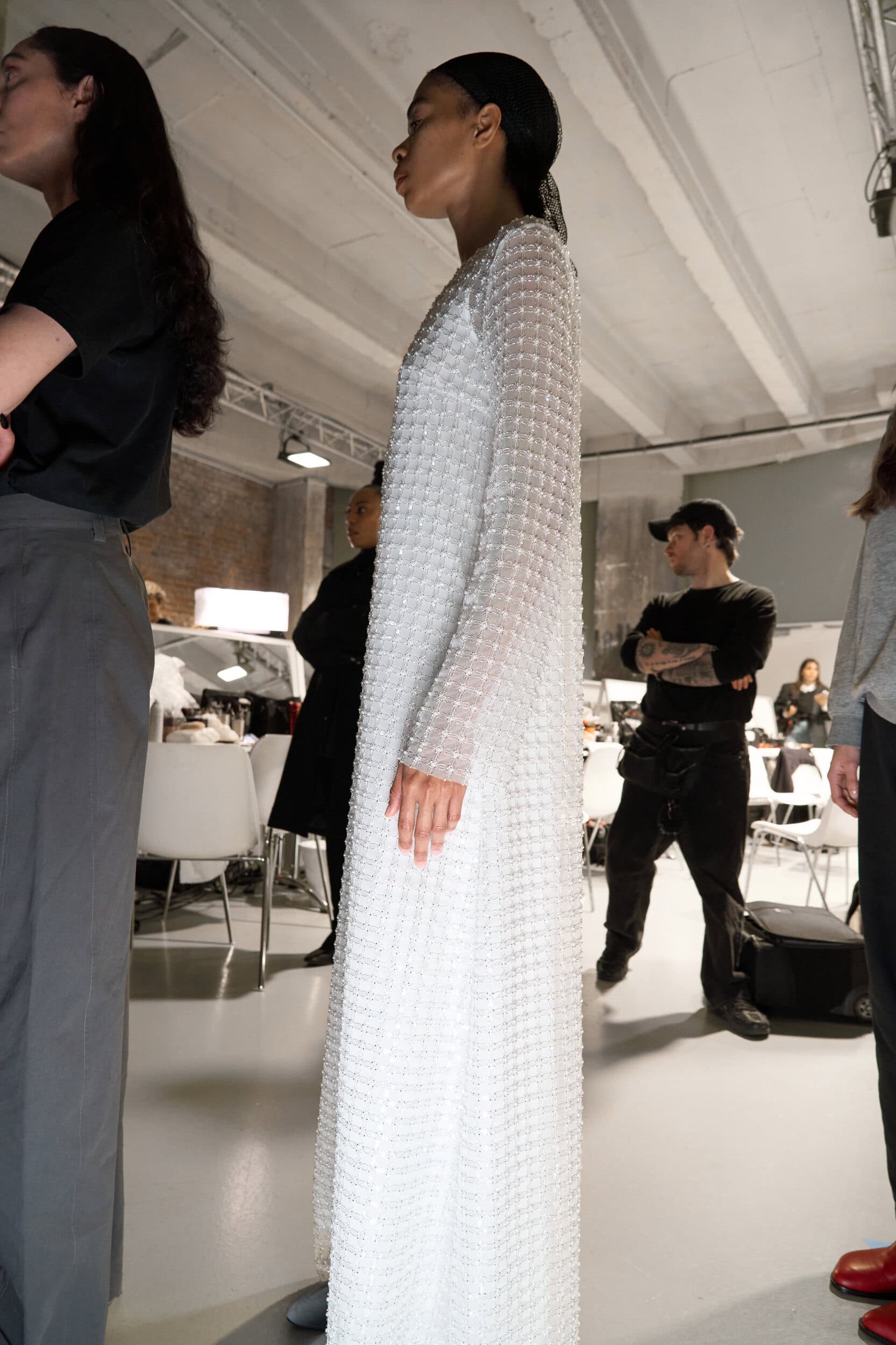 Niccolo Pasqualetti Fall 2025 Fashion Show Backstage