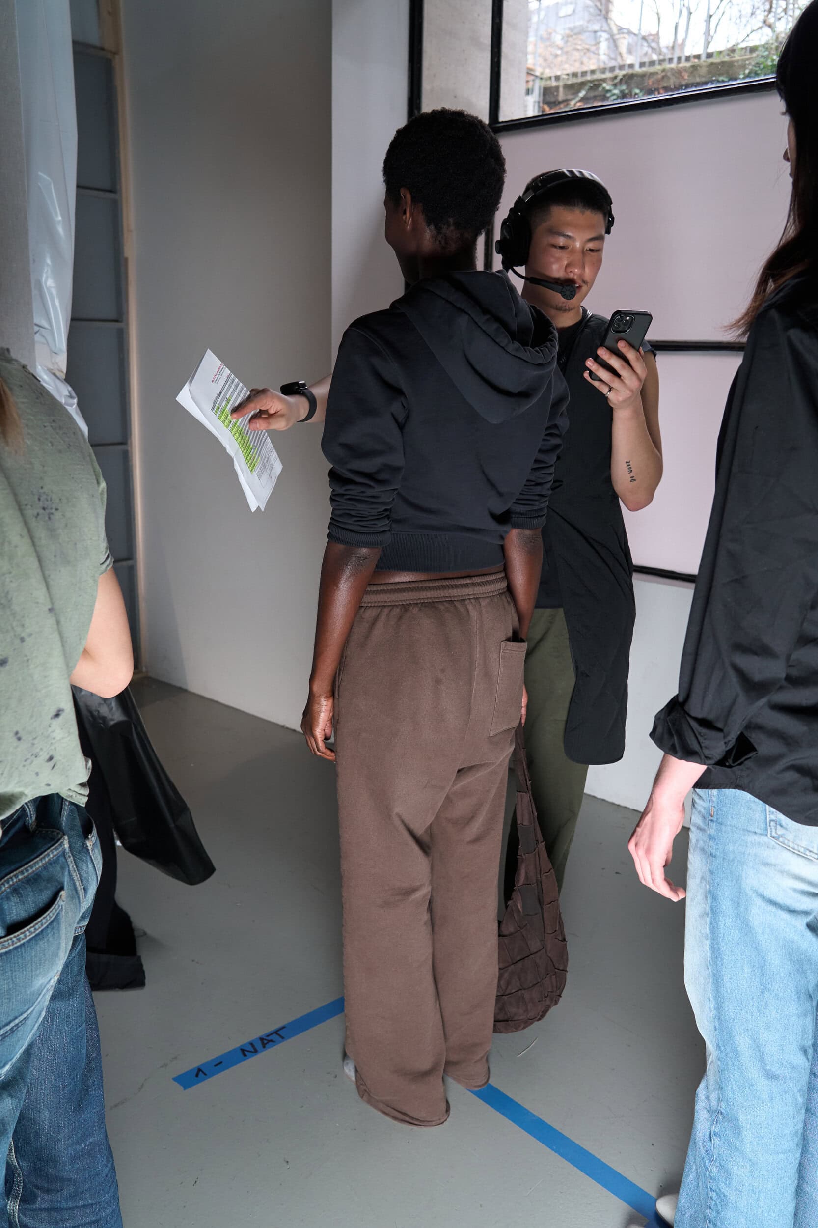 Niccolo Pasqualetti Fall 2025 Fashion Show Backstage